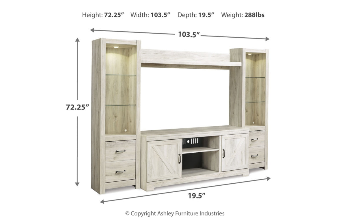 Bellaby 4-Piece Entertainment Center