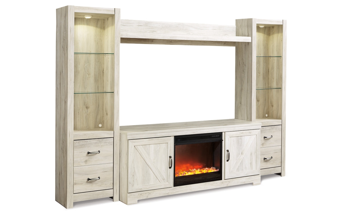 Bellaby 4-Piece Entertainment Center with Fireplace