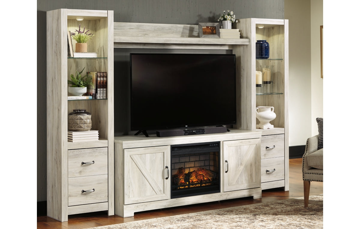 Bellaby 4-Piece Entertainment Center with Electric Fireplace