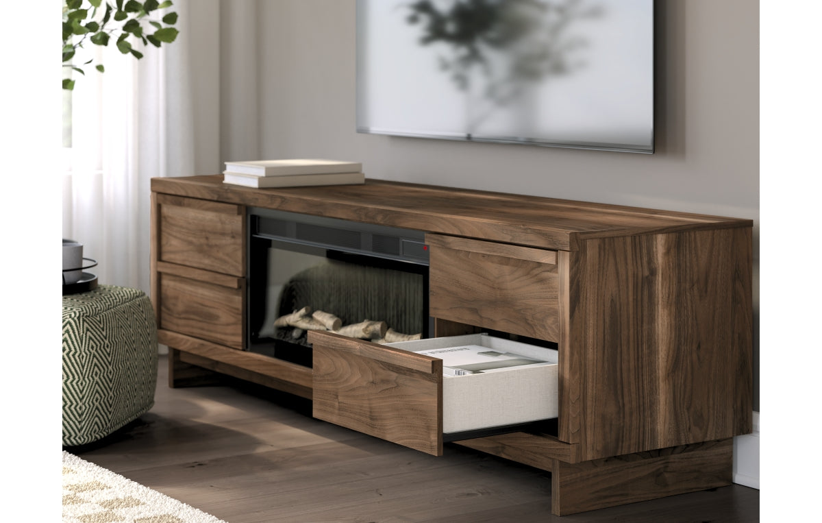 Zadilyn 72" TV Stand with Electric Fireplace