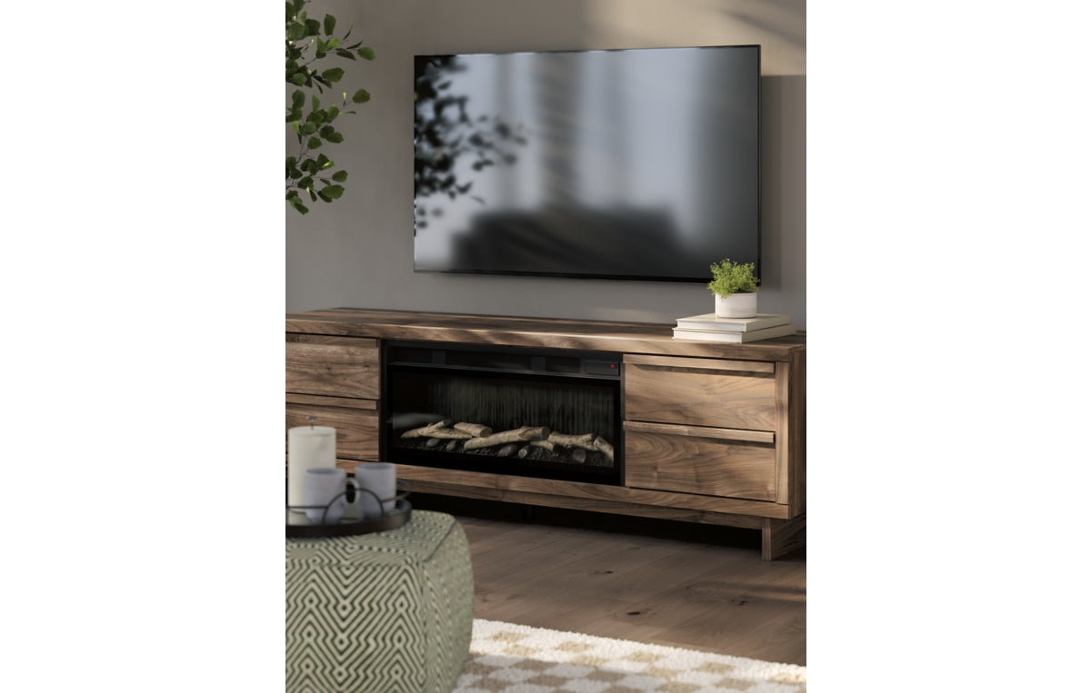 Zadilyn 72" TV Stand with Electric Fireplace