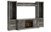 Wynnlow 4-Piece Entertainment Center with Electric Fireplace