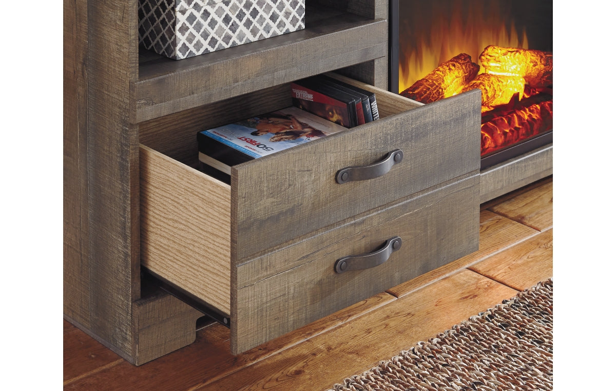 Trinell 63" TV Stand with Electric Fireplace