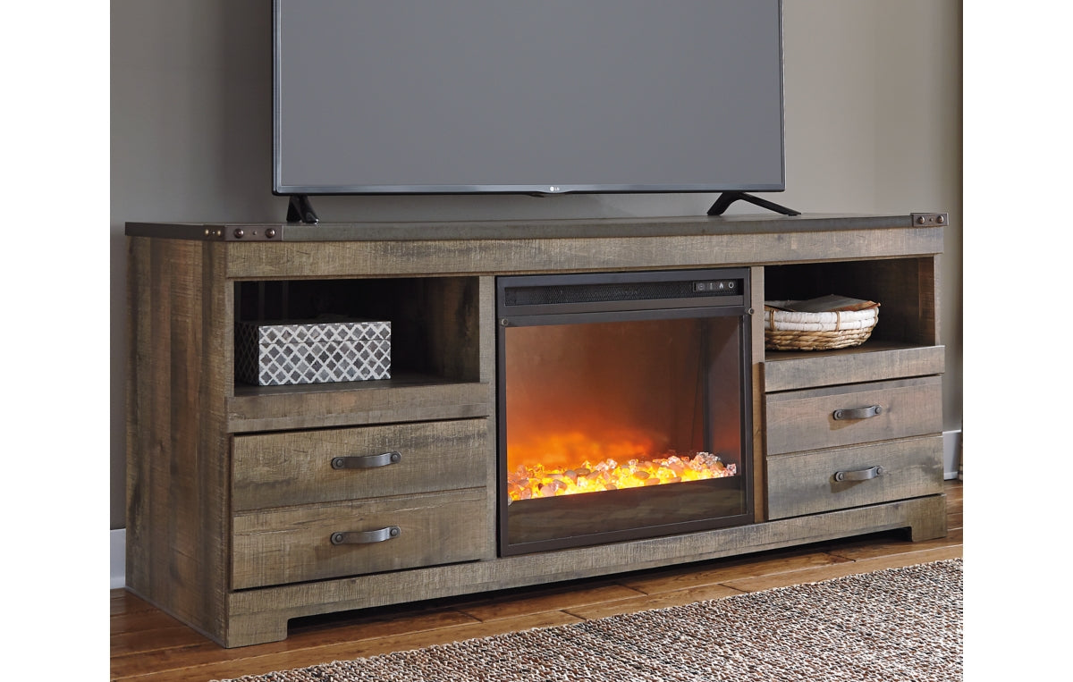 Trinell 63" TV Stand with Electric Fireplace