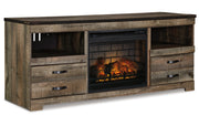 Trinell 63" TV Stand with Electric Fireplace