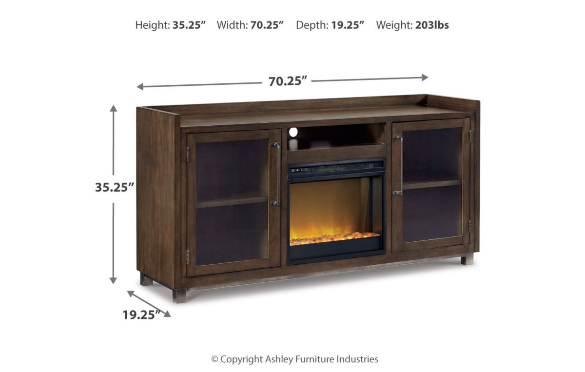 Starmore 70" TV Stand with Electric Fireplace