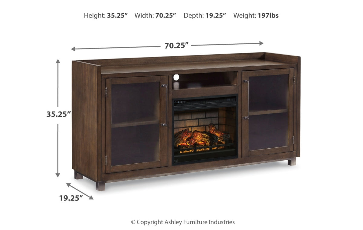 Starmore 70" TV Stand with Electric Fireplace