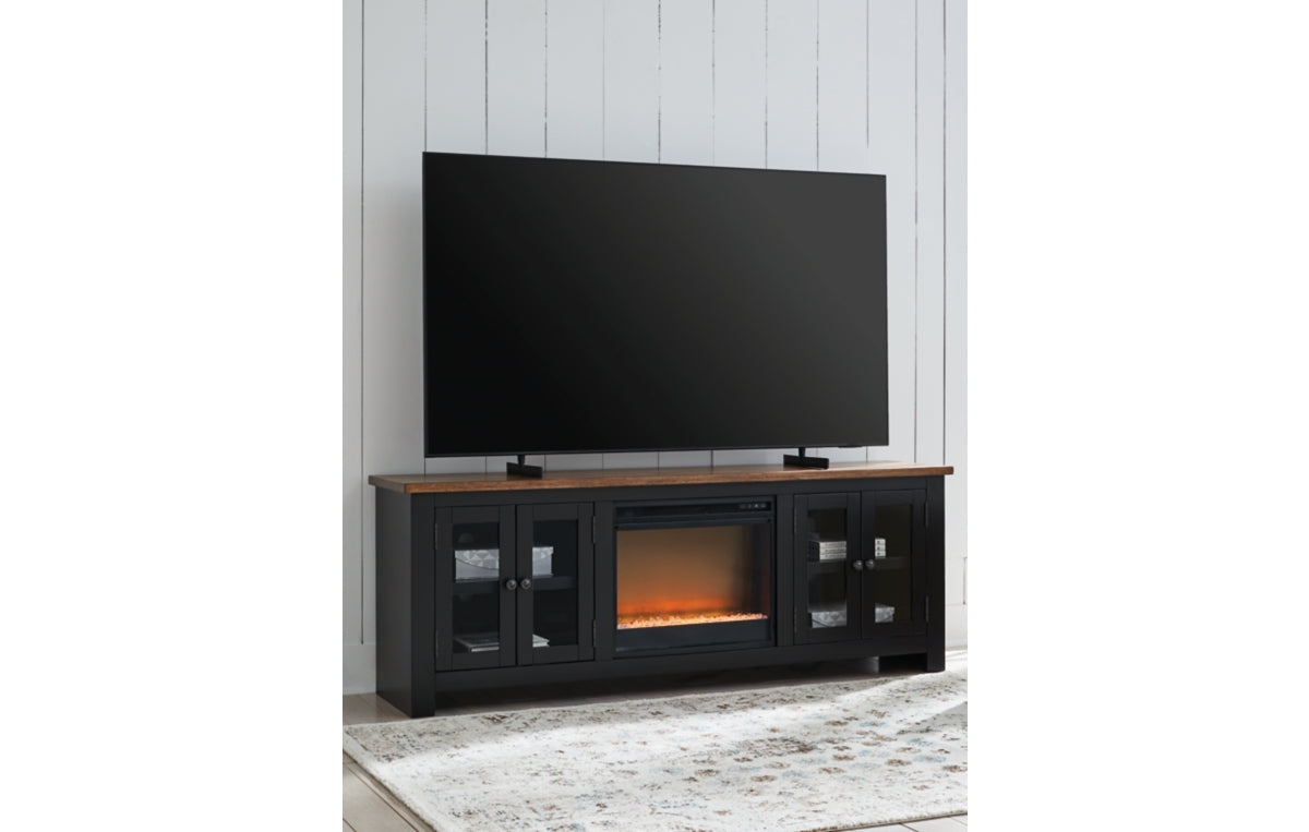 Wildenauer 76" TV Stand with Electric Fireplace