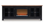 Wildenauer 76" TV Stand with Electric Fireplace