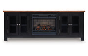 Wildenauer 76" TV Stand with Electric Fireplace
