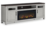 Darborn 88" TV Stand with Electric Fireplace
