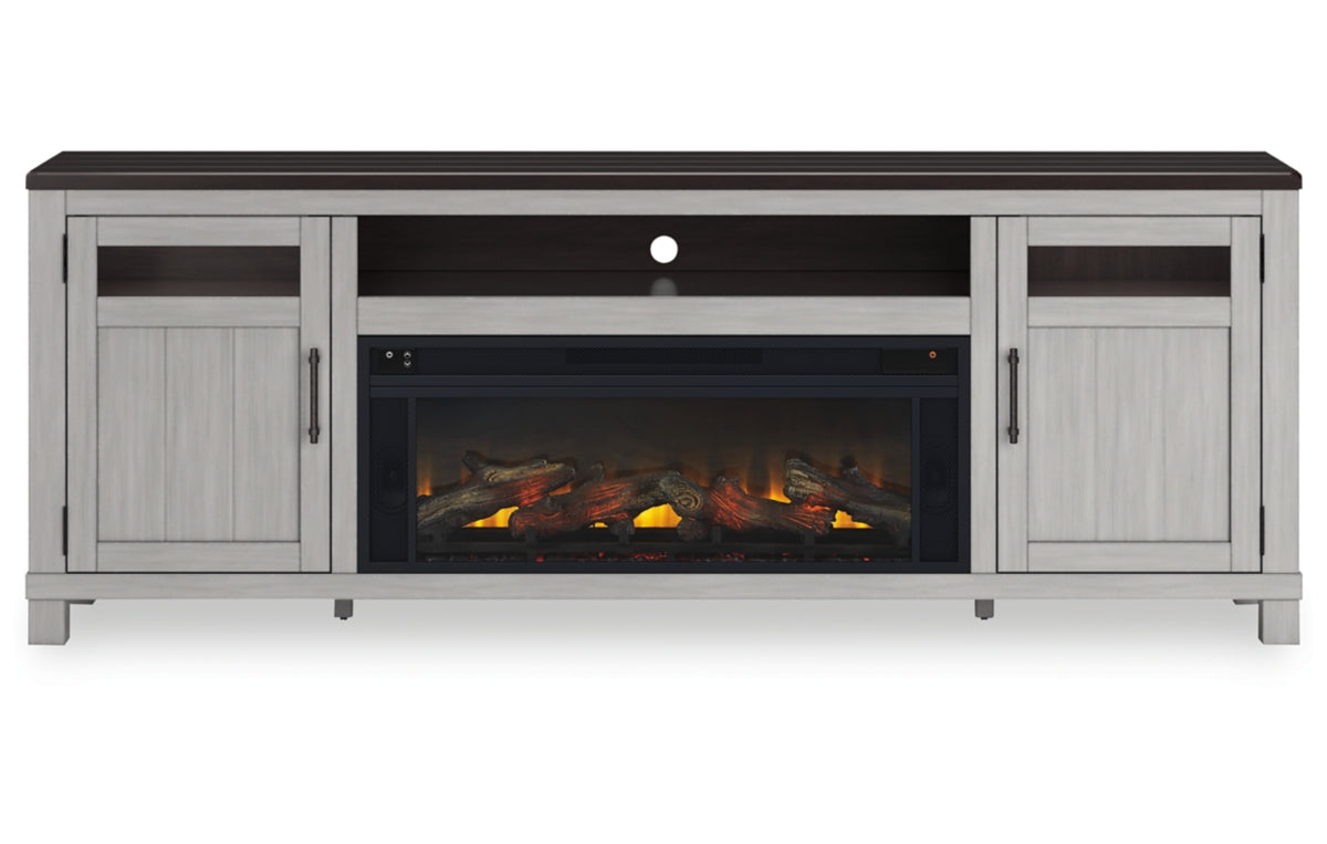 Darborn 88" TV Stand with Electric Fireplace