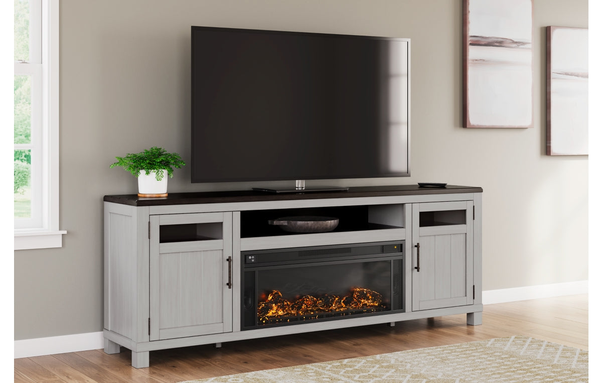 Darborn 88" TV Stand with Electric Fireplace