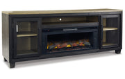 Foyland 83" TV Stand with Electric Fireplace