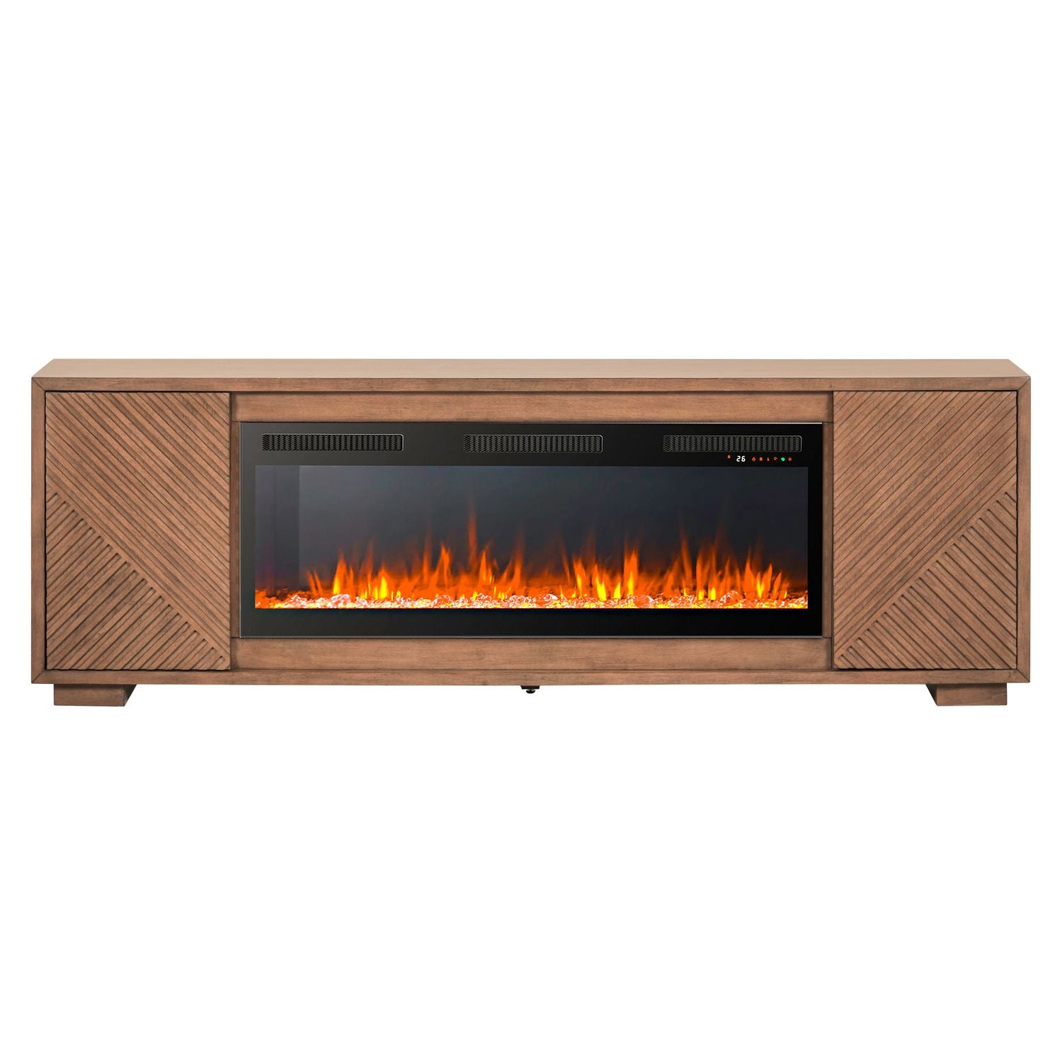 Fireplace TV Consoles 214 84 Inch Console with Fire Fireplace TV Stand