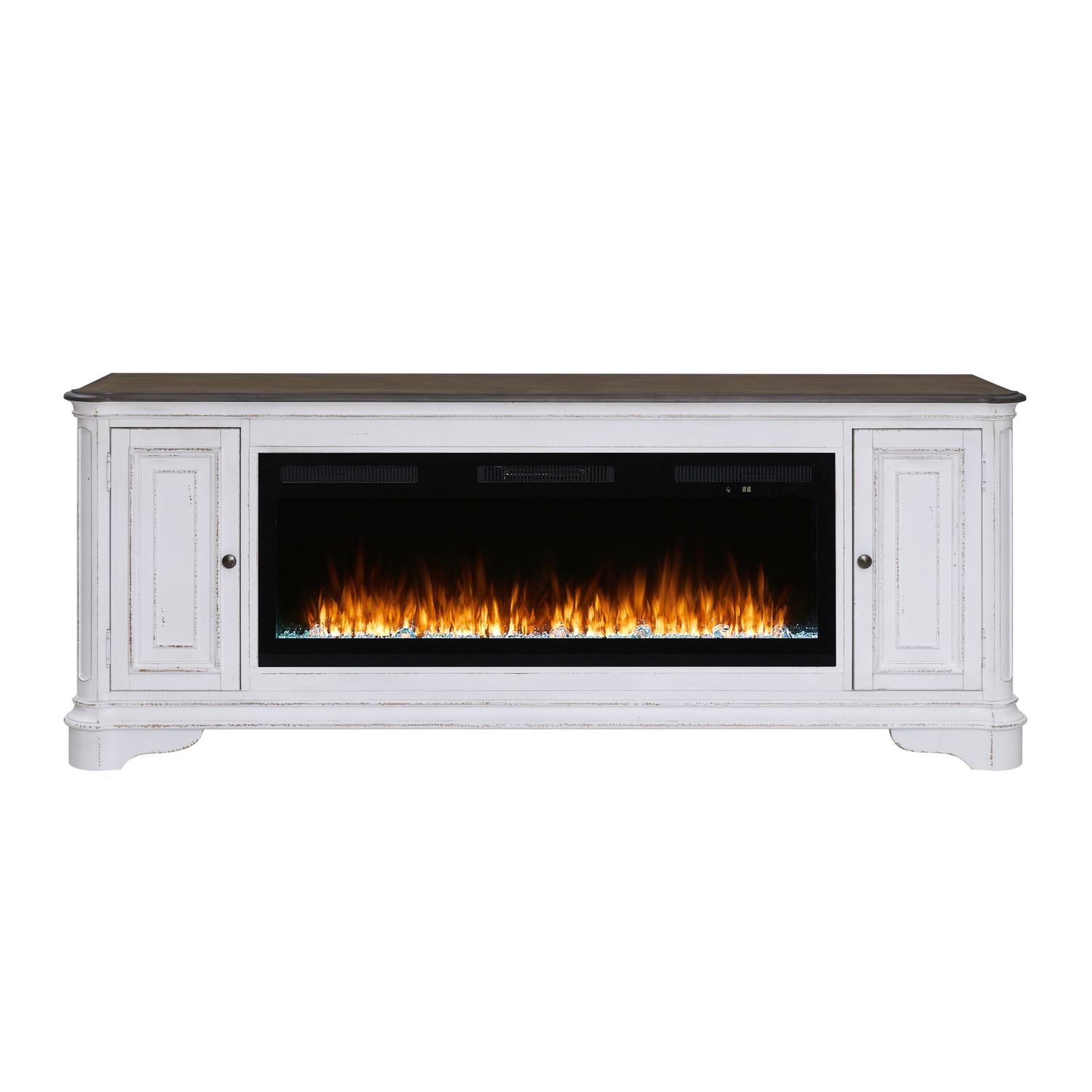 Fireplace TV Consoles 244 82 Inch Console with Fire Fireplace TV Stand