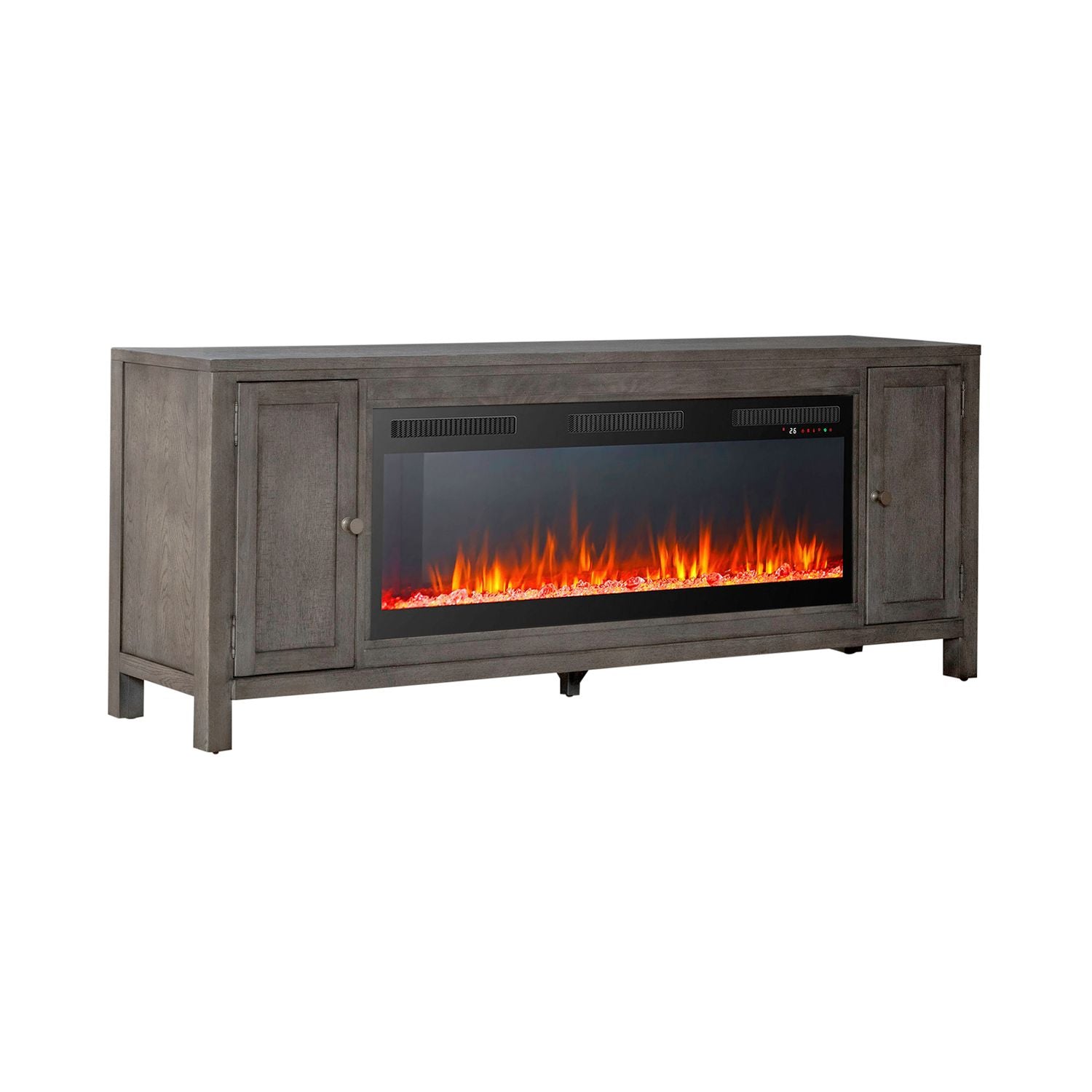 Fireplace TV Consoles 406 78 Inch Console with Fire Fireplace TV Stand