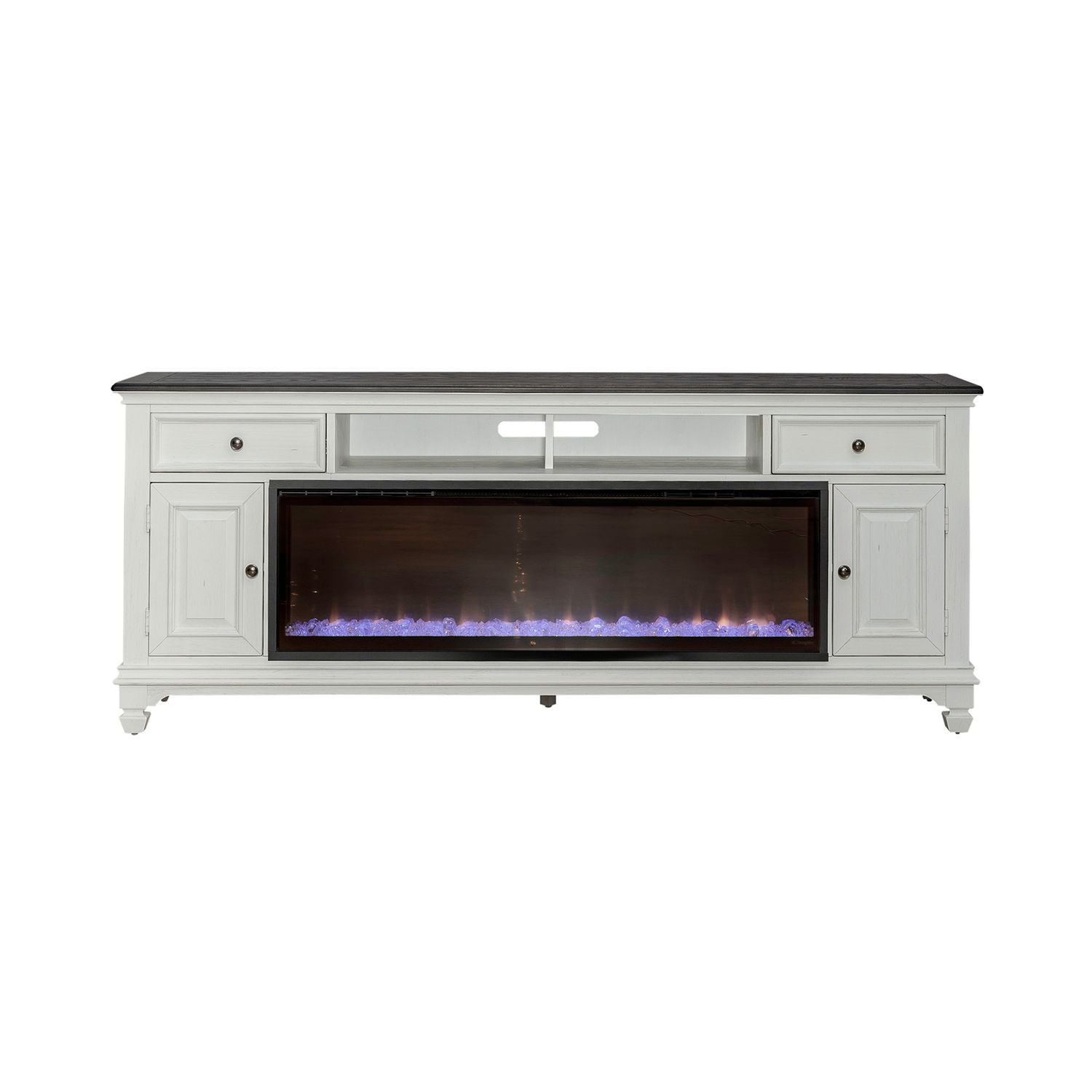 Fireplace TV Consoles 417 80 Inch Console with Fire