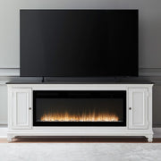 Fireplace TV Consoles 417 80 Inch Console with Fire Fireplace TV Stand