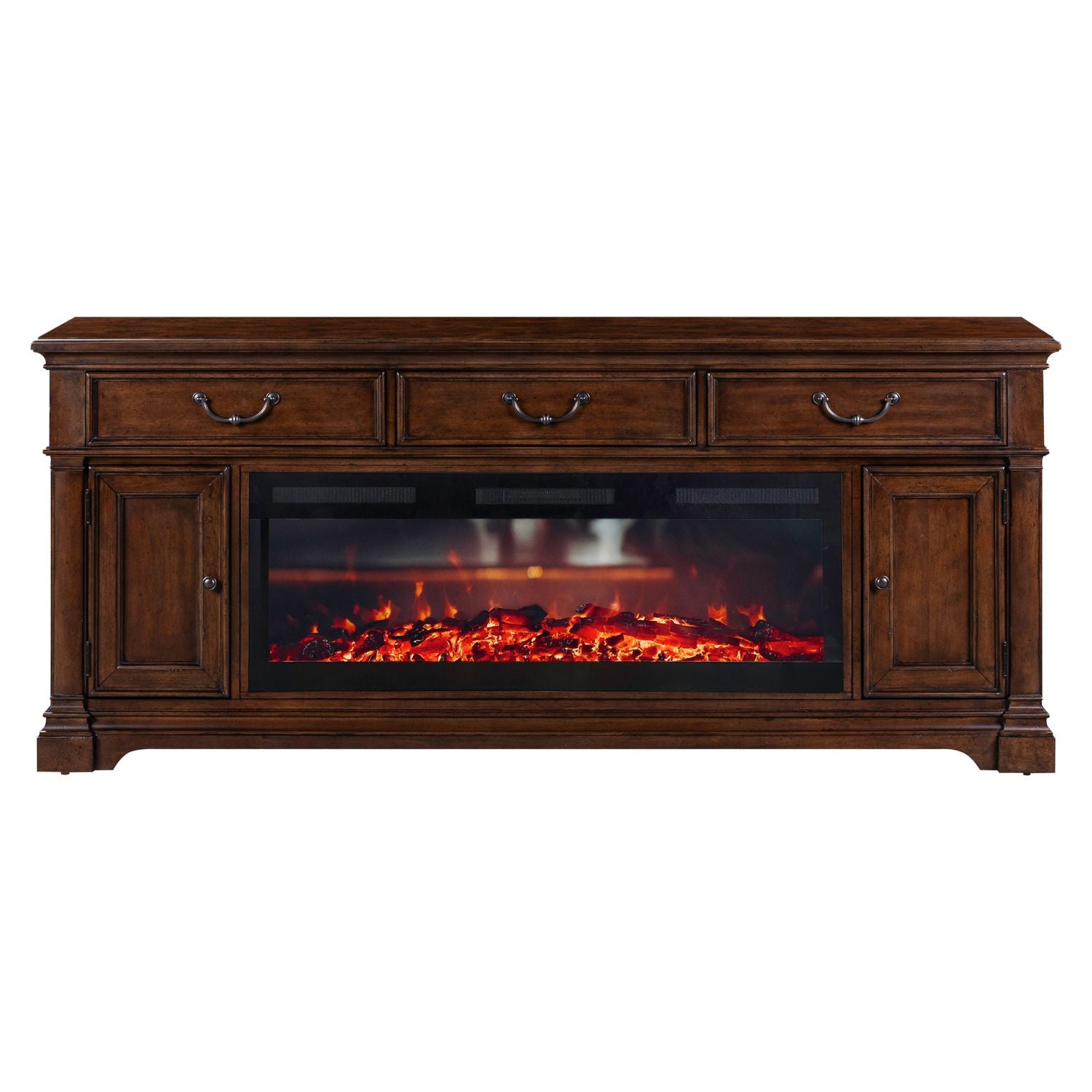 Fireplace TV Consoles 512 84 Inch Console with Fire Fireplace TV Stand