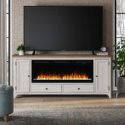 Fireplace TV Consoles 652 80 Inch Console with Fire FT