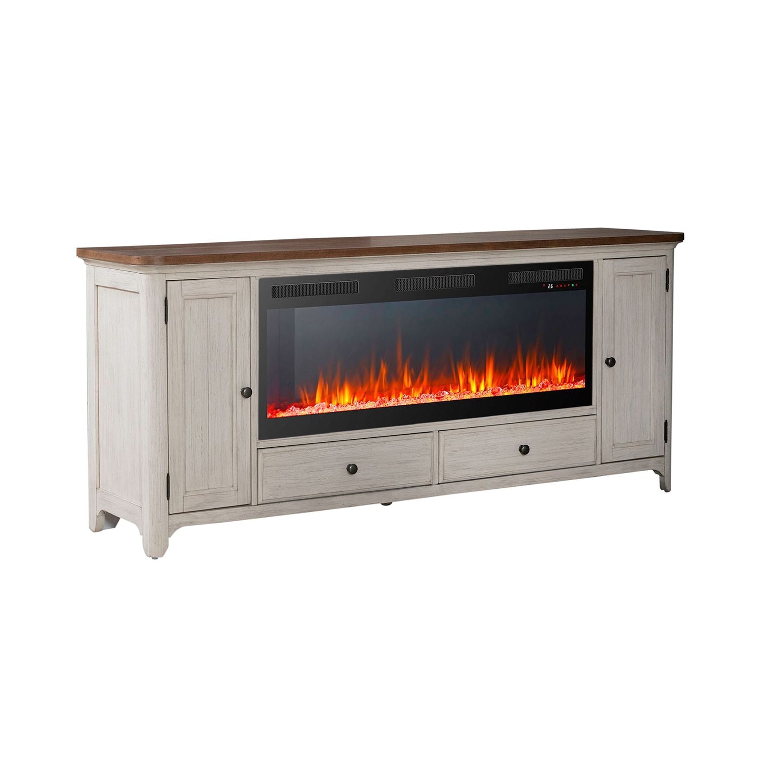 Fireplace TV Consoles 652 80 Inch Console with Fire Fireplace TV Stand
