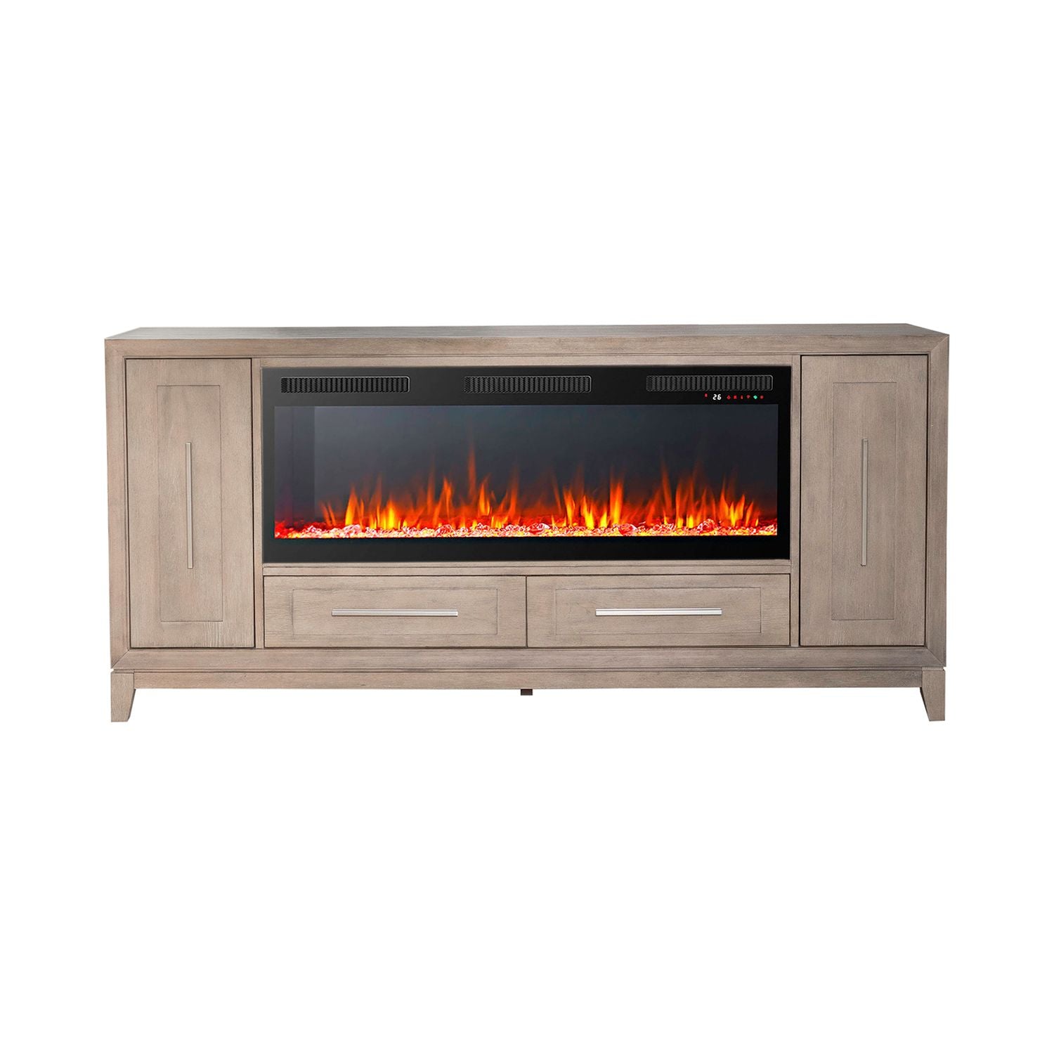 Fireplace TV Consoles 789 80 Inch Console with Fire Fireplace TV Stand