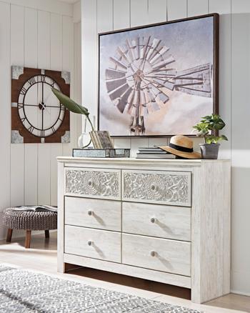 DAMAGED 6 DRAWER DRESSER