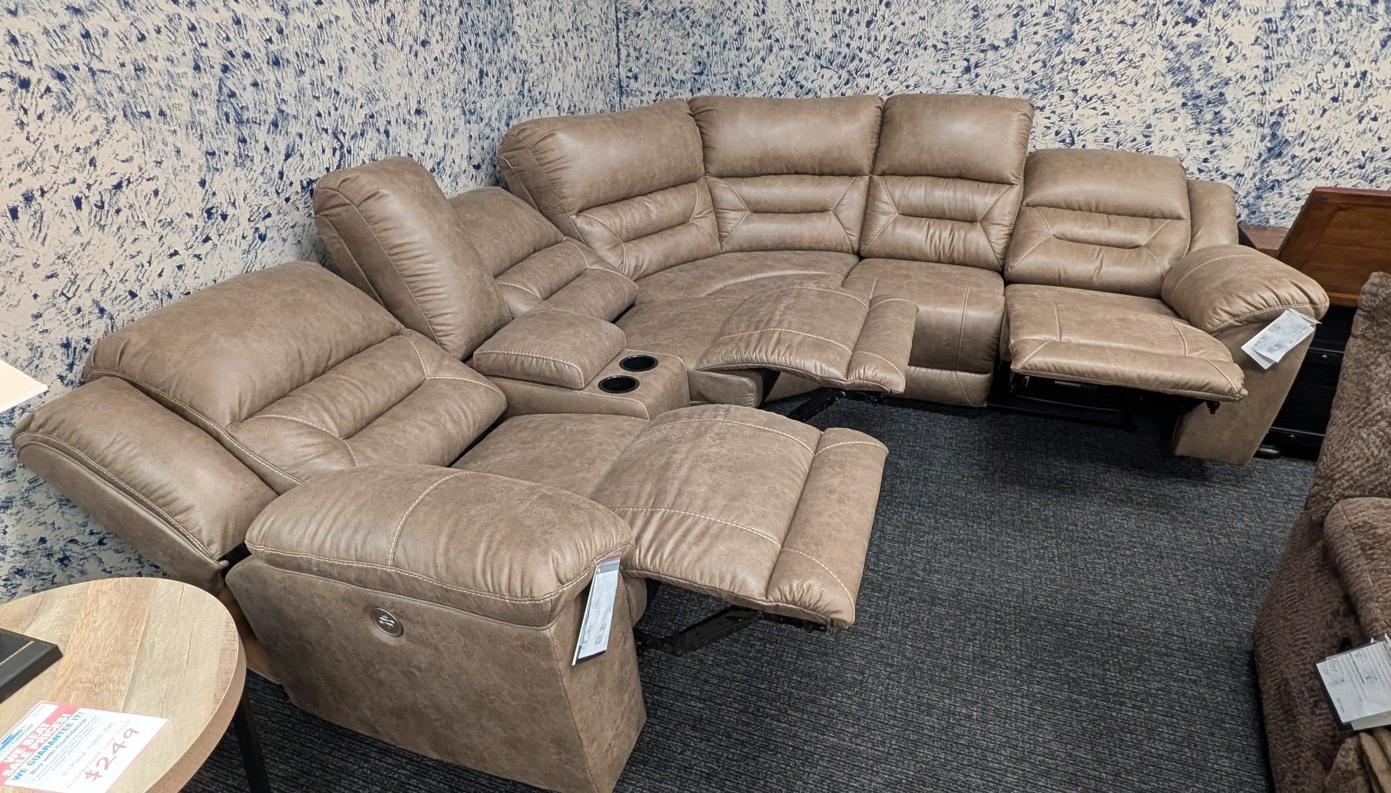 3-Piece Power Reclining Sectional