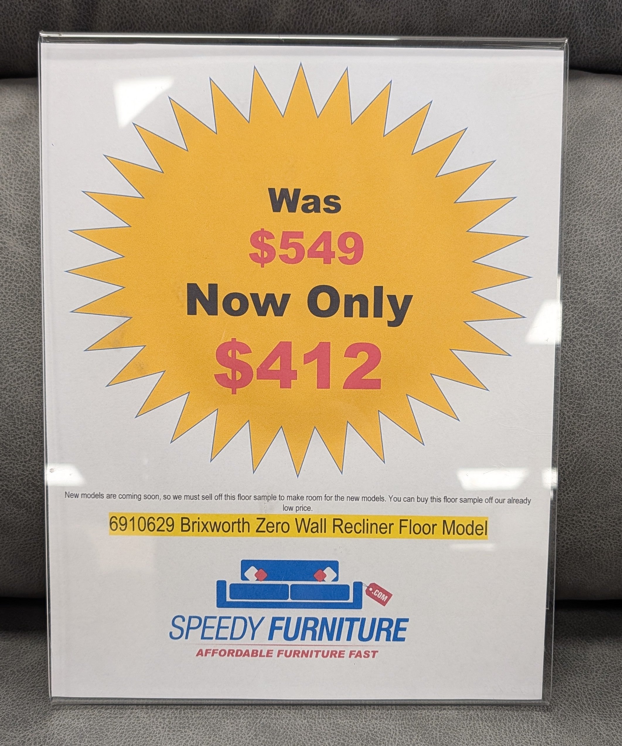 Zero Wall Recliner