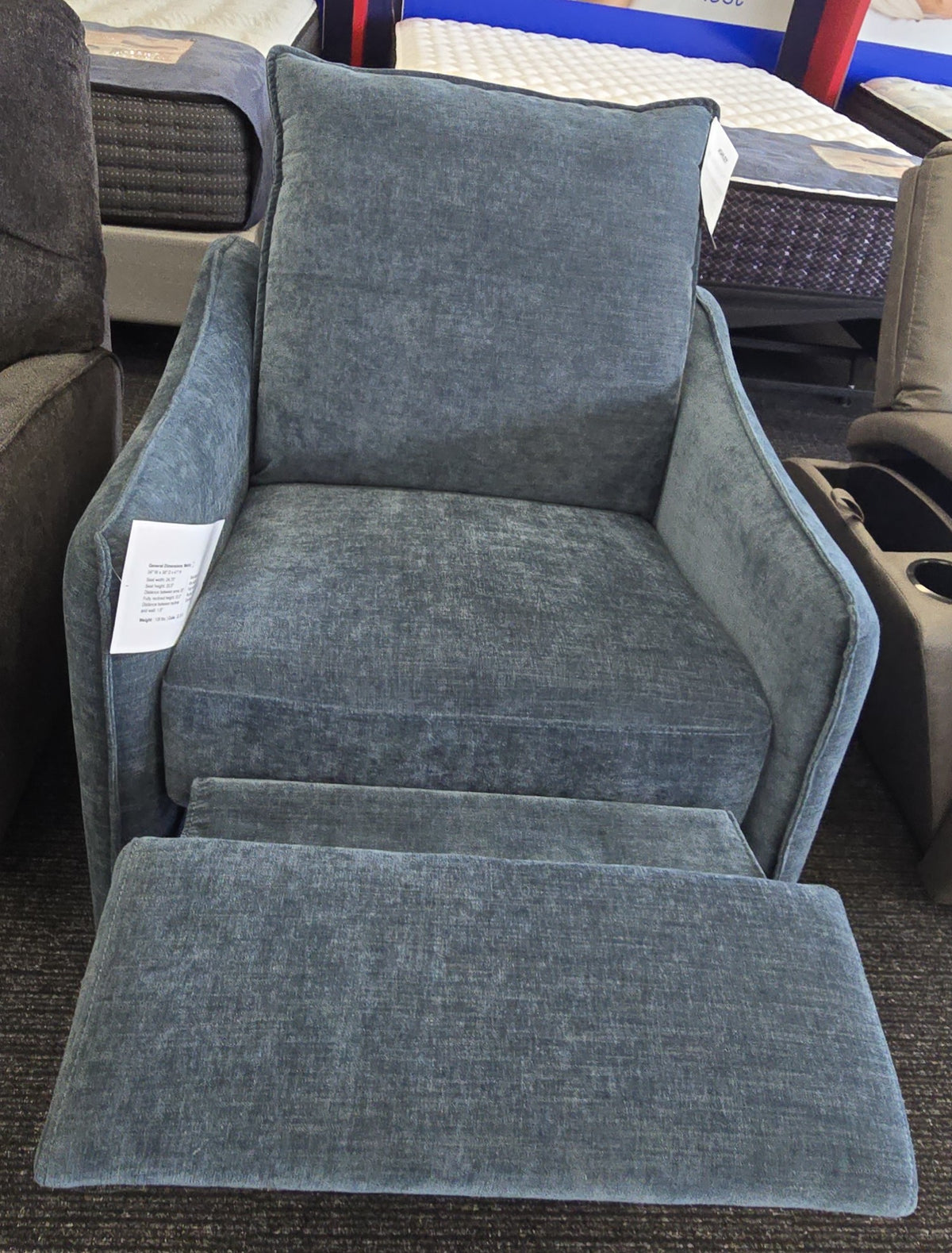 McBurg Swivel Power Recliner