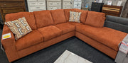 2-Piece Fabric Sectional